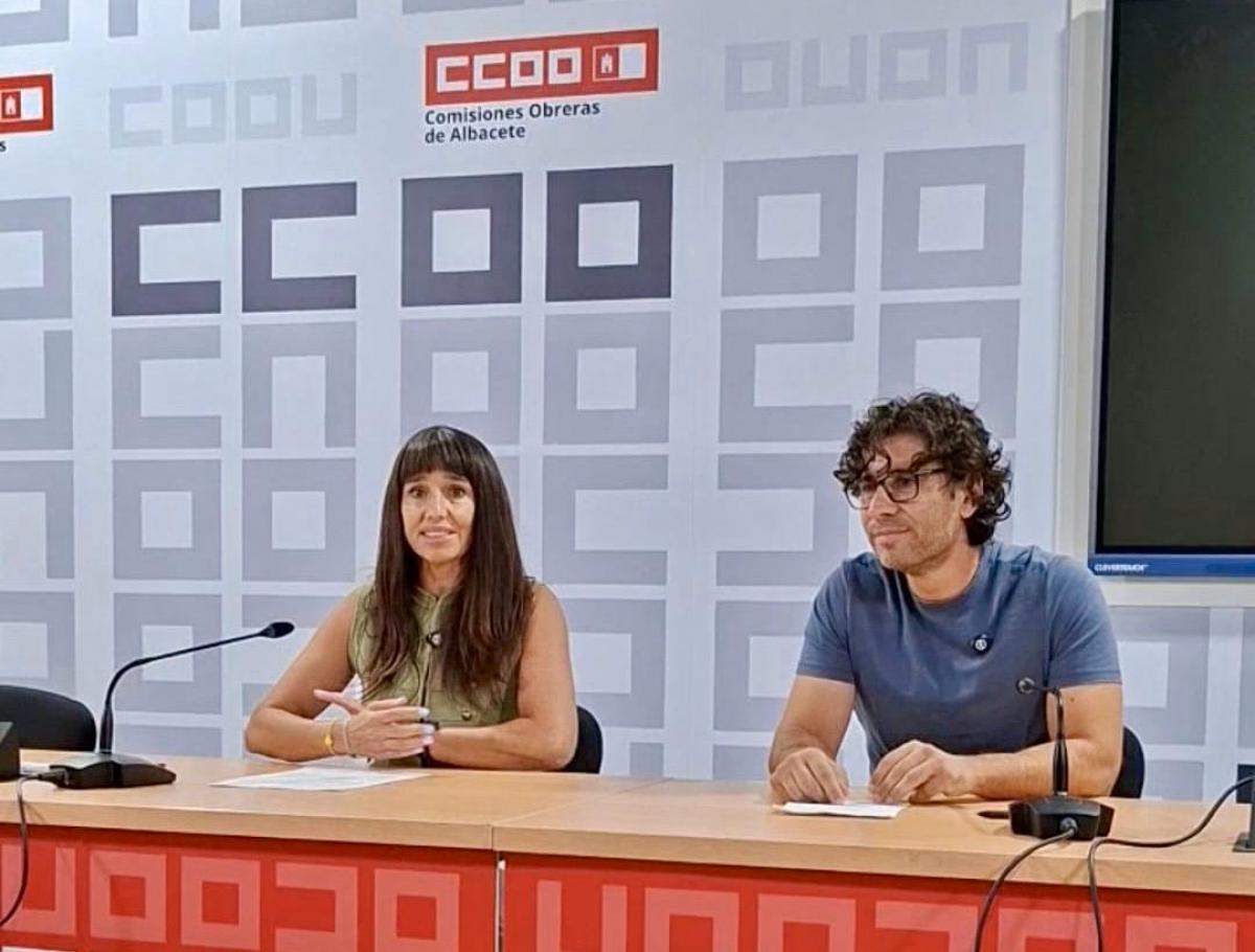 Rosario Martínez y Paco Gómez CCOO Albacete