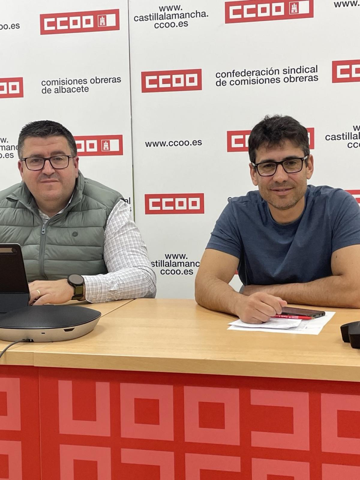 Rueda de prensa en Albacete del 1 de Mayo