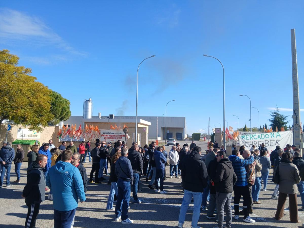 Huelga en Schreiber Foods Noblejas
