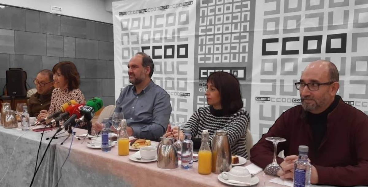 Desayuno informativo de CCOO Ciudad Real con los medios de comunicación