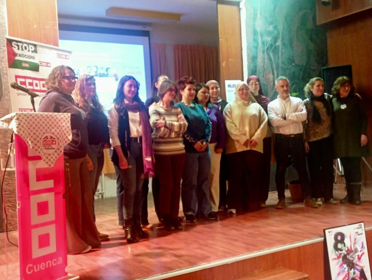 Acto por el 8M de CCOO Cuenca