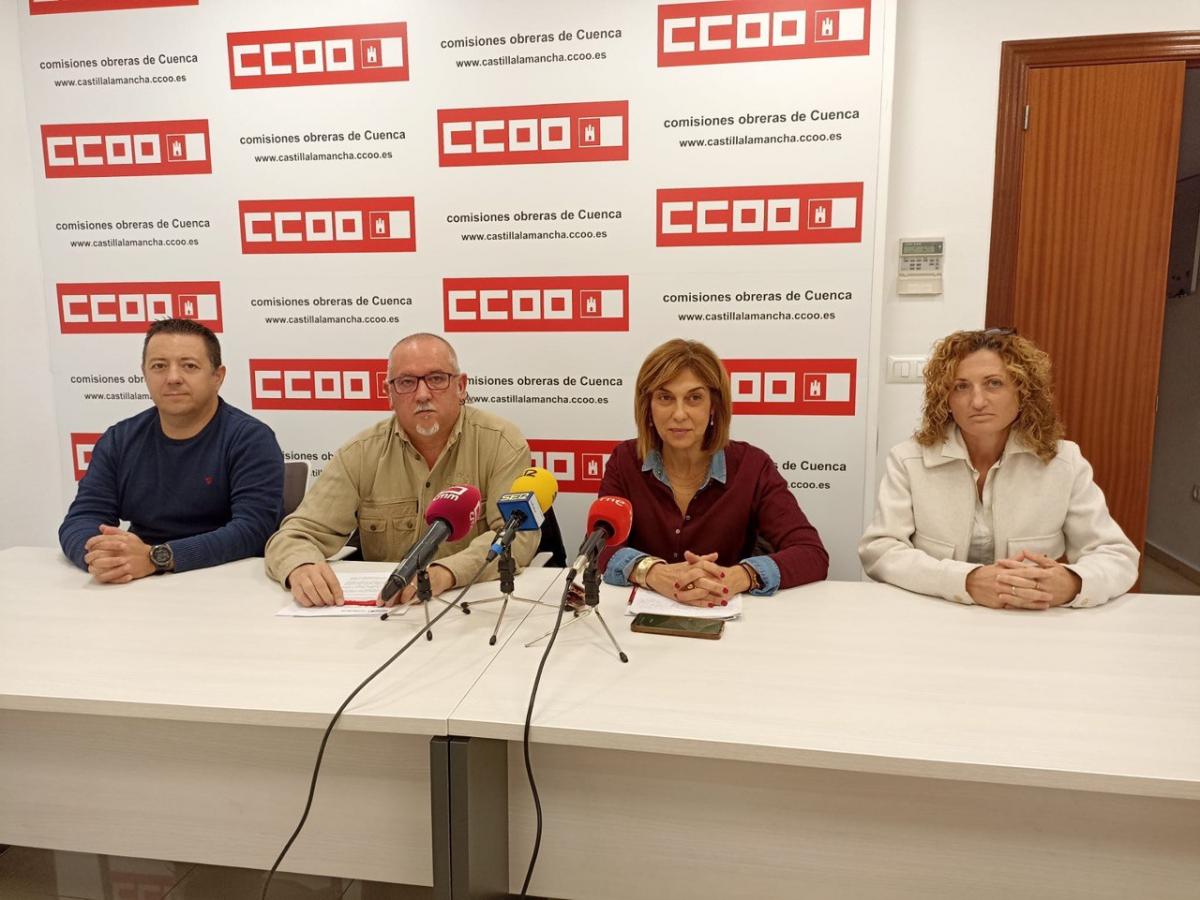 Rueda de prensa de la FSC CCOO