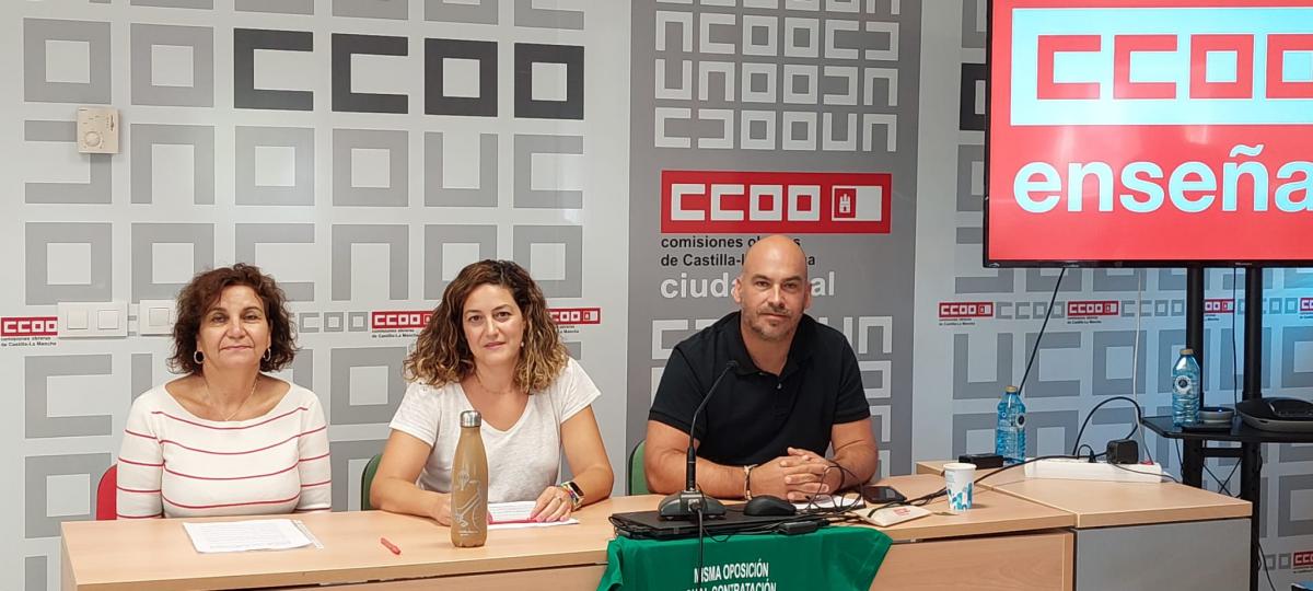 Rueda de prensa en Ciudad Real ante el inicio del curso escolar