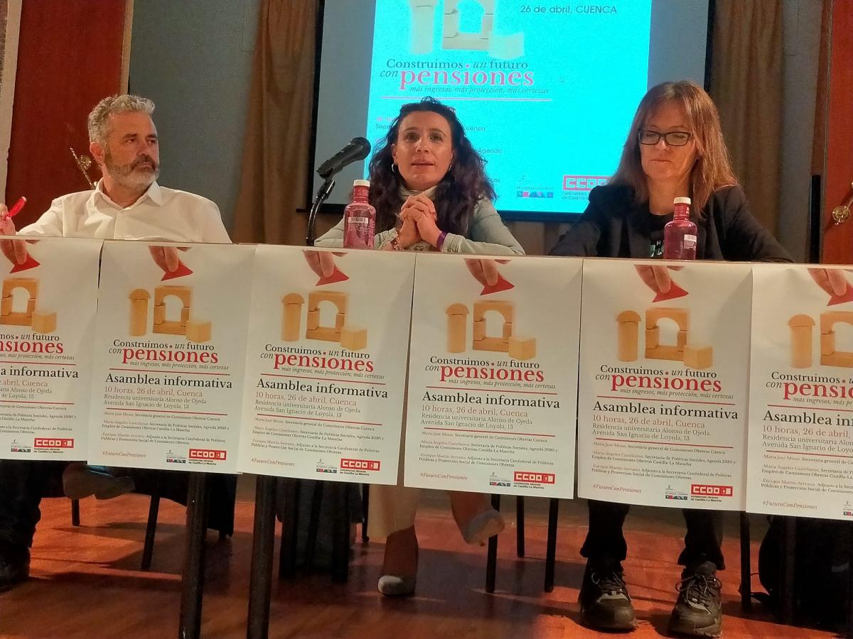 Asamblea en Cuenca sobre el acuerdo de reforma de pensiones