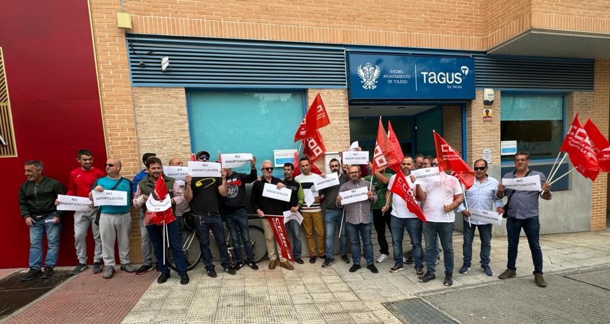 Protesta ante Tagus Toledo
