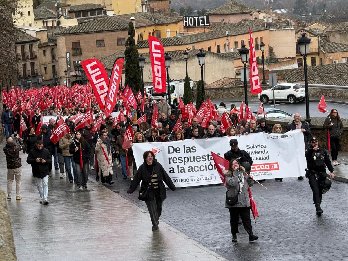 De las respuestas a la acción: manifestación y asamblea en Toledo