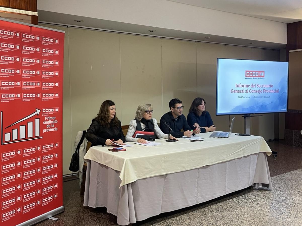 CCOO Albacete ha celebrado su Consejo Provincial