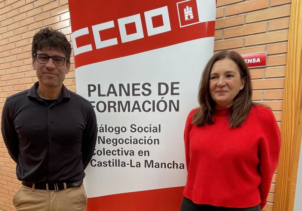Inicio del Plan de Formación de CCOO con Valle Cervantes y Paco Gómez