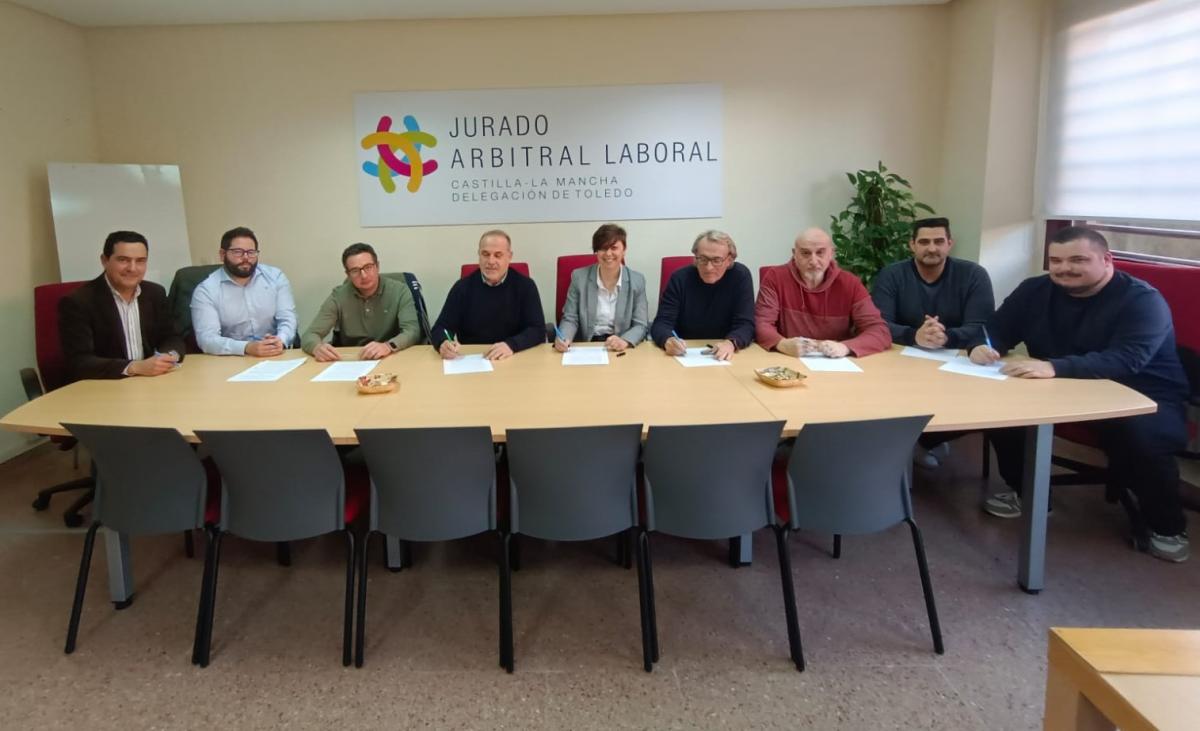 CCOO-FSC de Toledo y las patronales ASTOTRANS y UNO firman el convenio colectivo de Mercancías y Logística para más de 20.000 trabajadores/as de la provincia